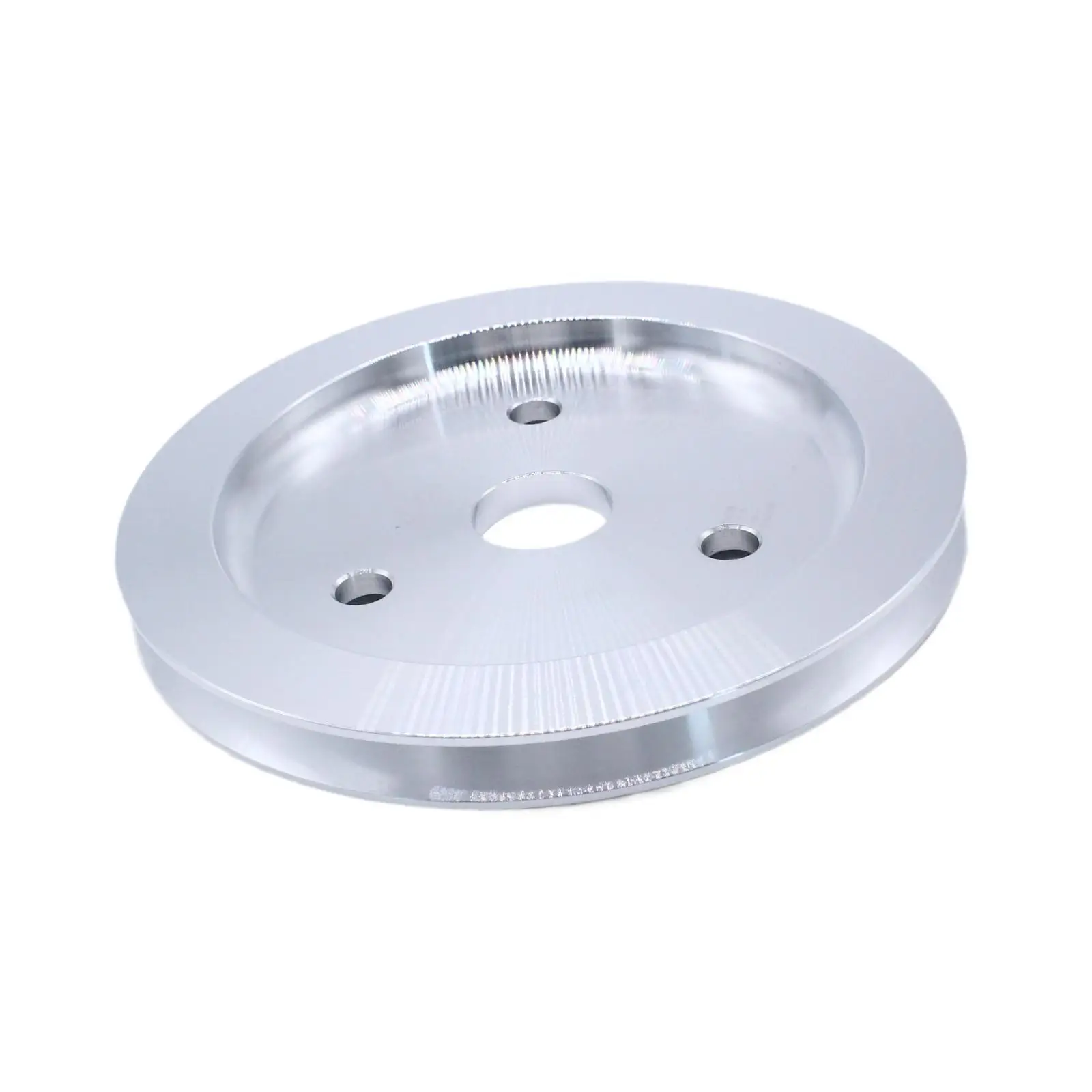 

Short Water Pump Single Groove Crank Pulley Replaces Sturdy Spare Parts Easy Installation Accessory Metal for Chevy Sbc 350