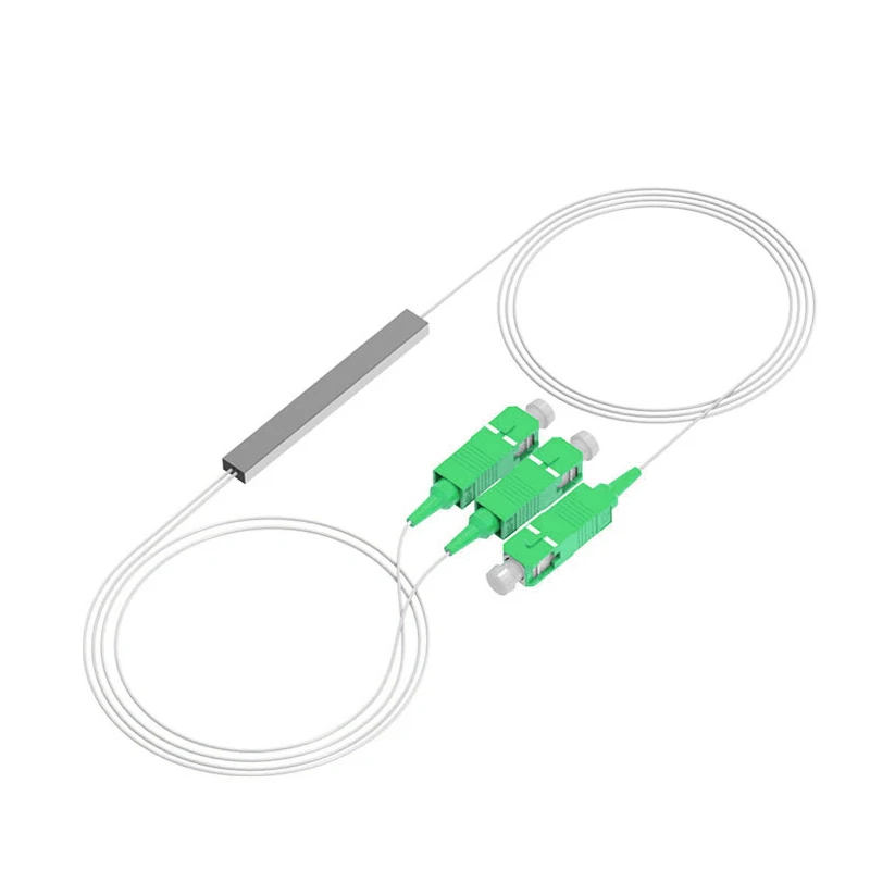 5/10 SZT. 1X2 PLC SC/APC SM 0.9mm G657A1 PVC 0.25m FTTH Rozdzielacz Światłowodowy — zdjęcie produktu 4