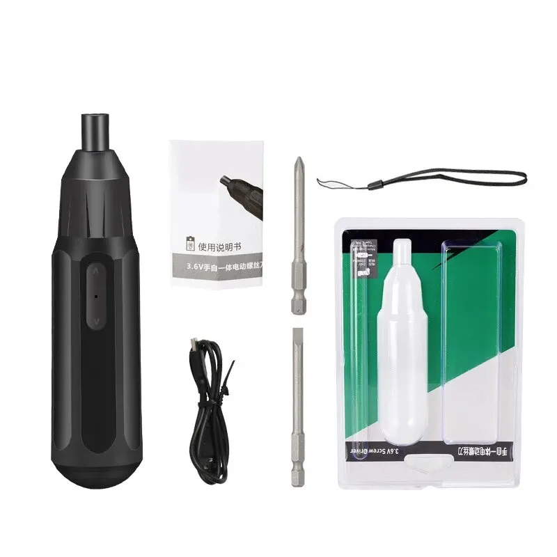 GROSAM 3.6V Mini Electrical Screwdriver Set WL-DDLSD Smart Cordless Electric Screwdrivers USB Rechargeable