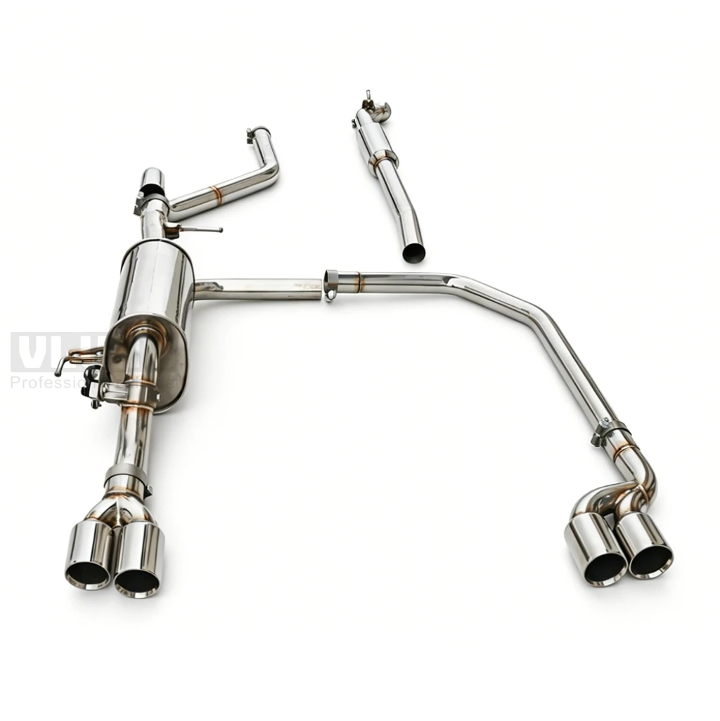 

Best seller exhaust For Peugeot RCZ 1.6T 2009-2018 stainless steel high-performance cat back exhaust system with valve