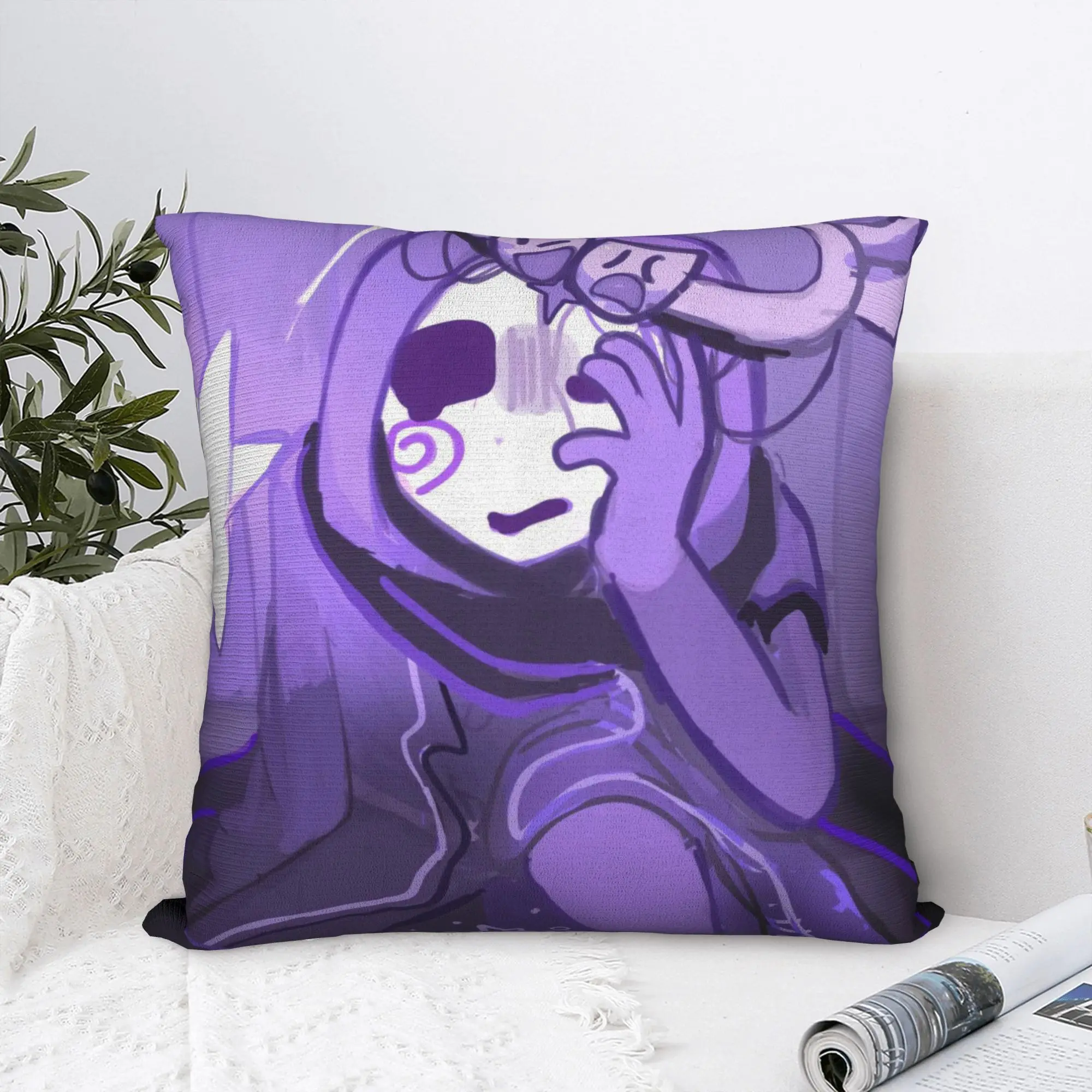 Forsaken 007n7 Pillow Cover  Cute Funny Pillow Case For Living Room Sofa Soft Cushion Cover Birthday Gift
