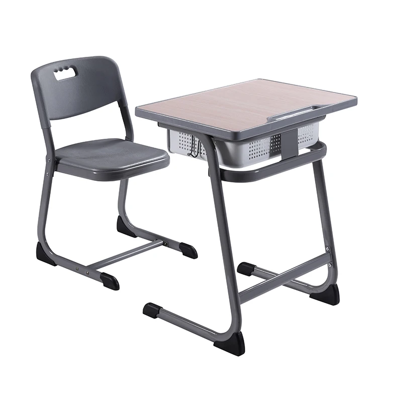 Study Desk With Chair Contemporary Modern Primary School Secondary School Classroom Student Desk And Chair Set