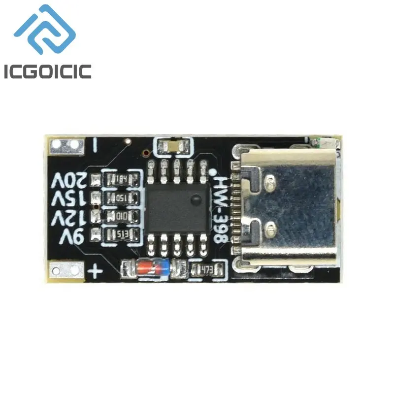 PD/QC/AFC TYPE-C Decoy Board USB Boost Module PD3.0 2.0 PPS/QC4+FCP AFC Type-c Trigger Polling Detector Power Fast Charge   4.9