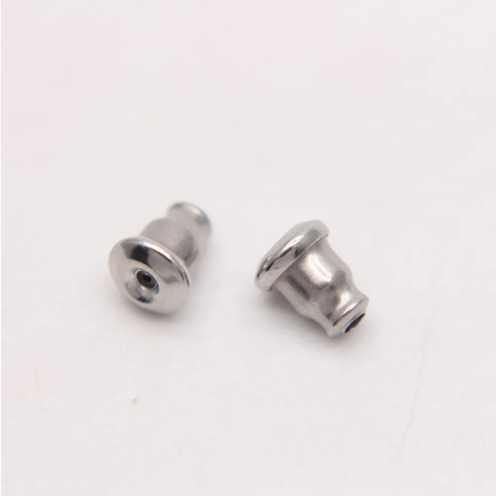 100Pcs Stainless Steel Earrings Parts Jewelry Earrings Accessories Wearproof DIY Parts for Women Girls Handmade Jewelry