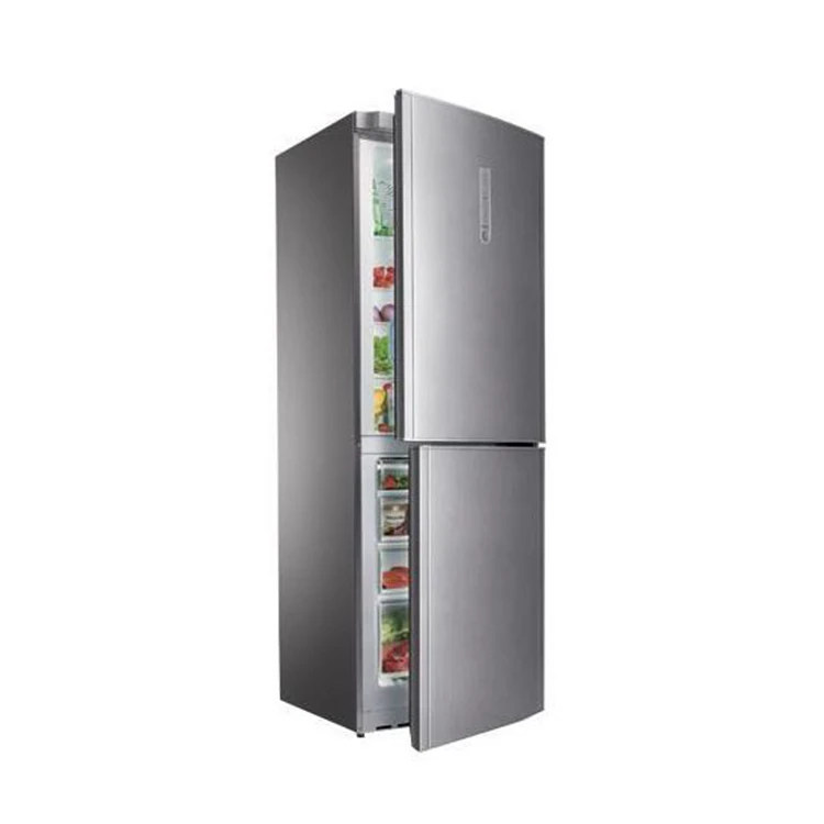 275L A+ Double Door Refrigerator Glass Door Fridge Black Glass and Wire Shelf Optional