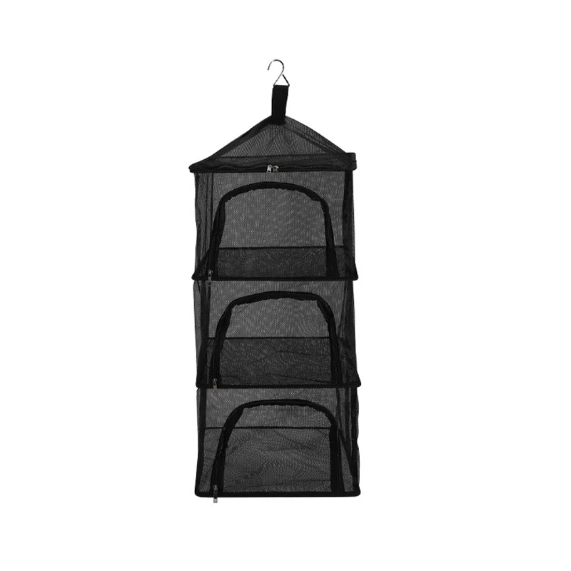 

Folding Square Drying Net Outdoor Camping 4 Layer Tableware Fruit Vegetable Fish Drying Household Clothes Drying Basket