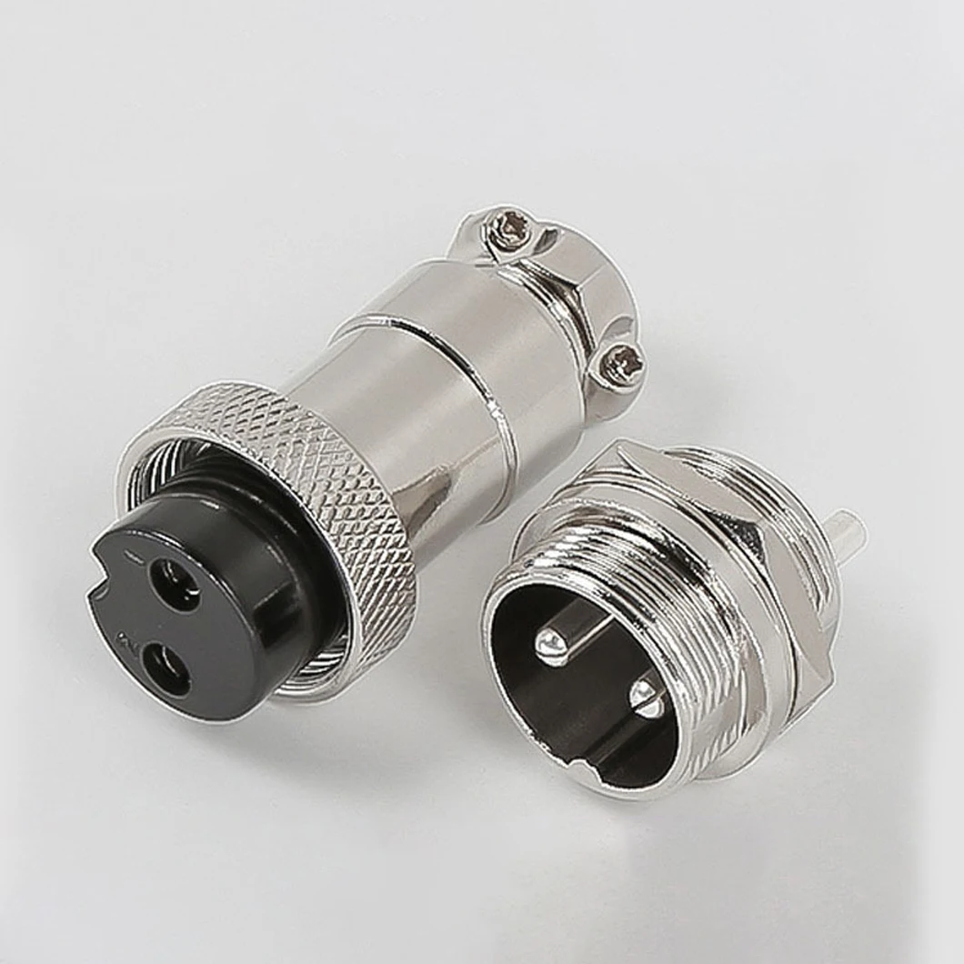 ABILKEEN DF20 20MM IP67 Waterproof Industrial Grade Metal Aviation Connector 2/3/4/5/6/7 Core Female+Male Plug Socket Connector
