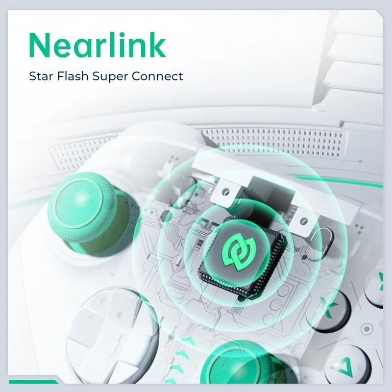 Machenike G6pro Nearlink Gamepad 2,4g inalámbrico 3 modos Hall Rocker Hot Swap Bluetooth Joystick para Pc Ns iOS teléfono personalizable