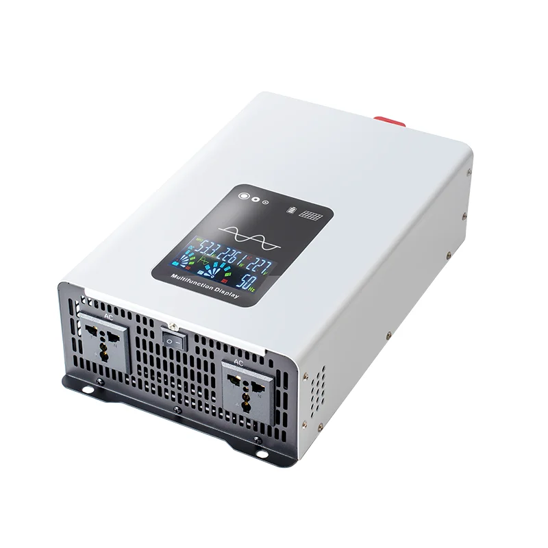 2300W Single Phase High Efficiency Pure Sine Wave Inverter DC12V-72V to AC 10A/20A Car Home Solar Photovoltaic System