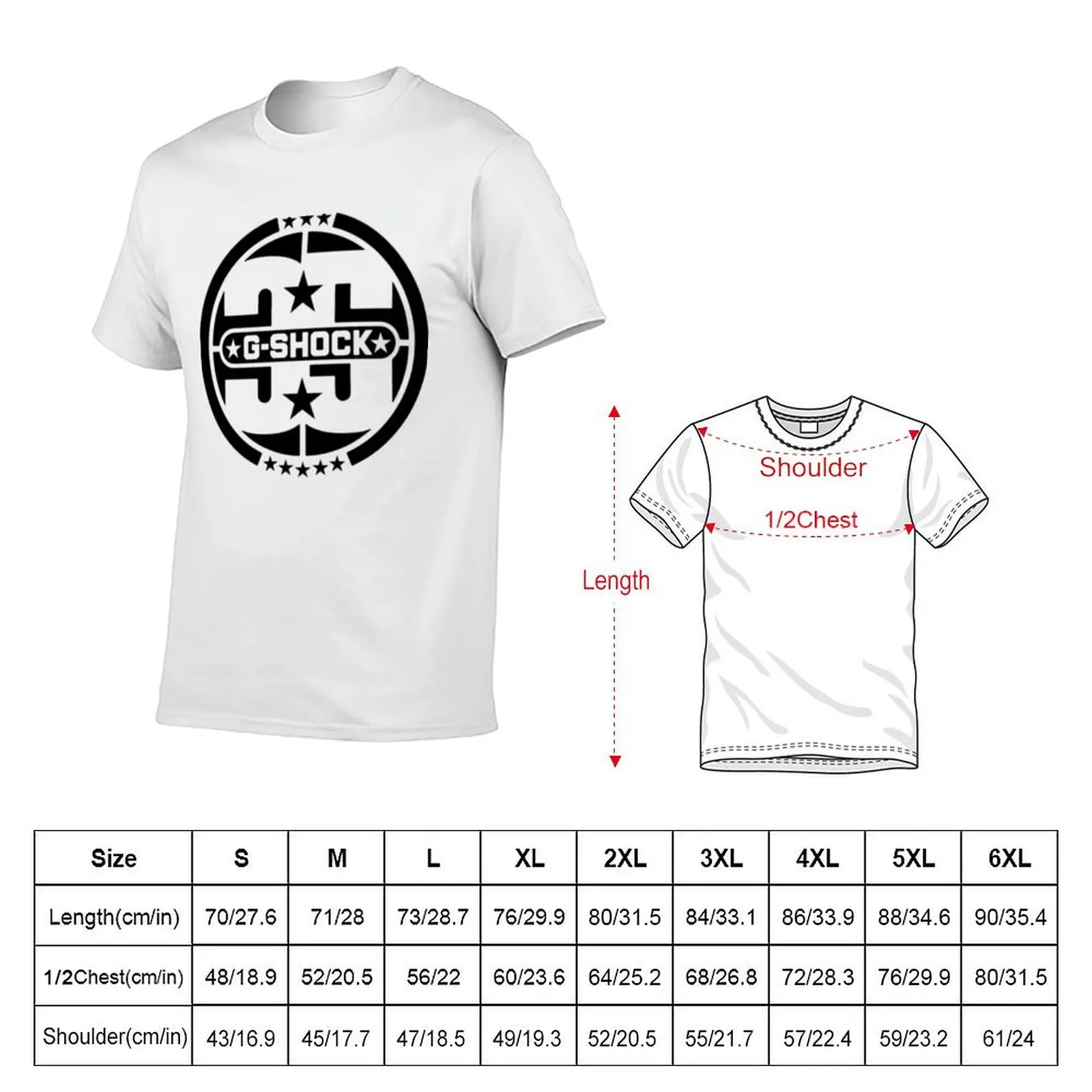 G Shock T-Shirt men t shirt cotton 100% essential t shirt graphic t shirts for man T-Shirt