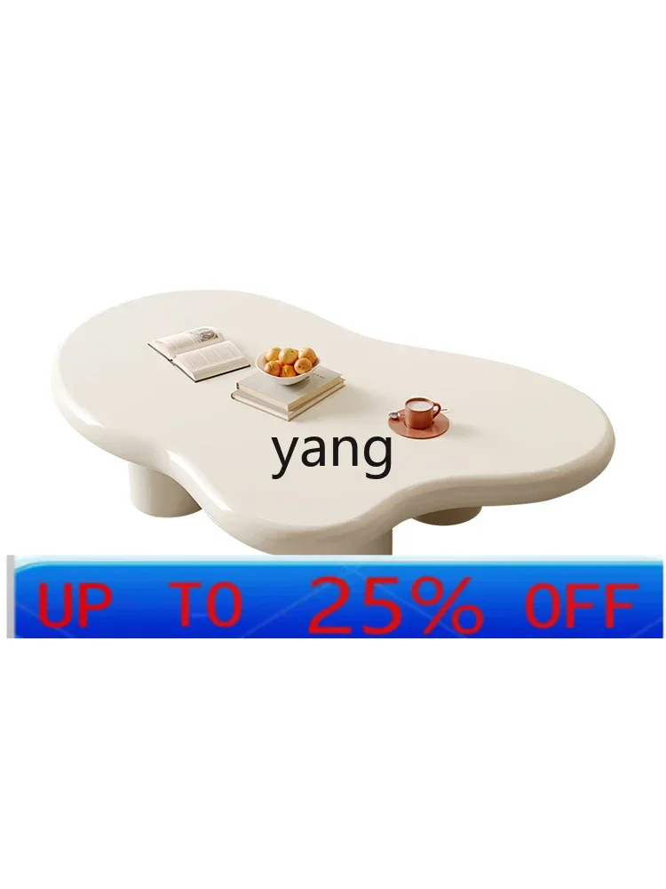 

LMM living room cloud coffee table simple modern small apartment special-shaped tea table new cream style Internet celebrity