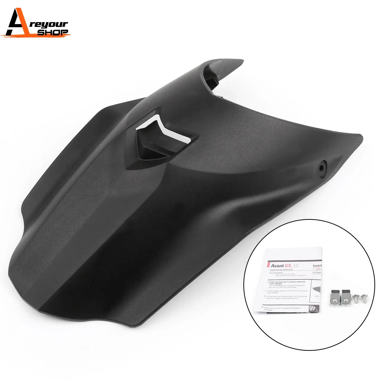 

Areyourshop For BMW R1200GS 2013-2019 R1200GSA 2014-2019 Front Mudguard Fender Extensions Fairing Body Cowl Kit Motorcycle Cover