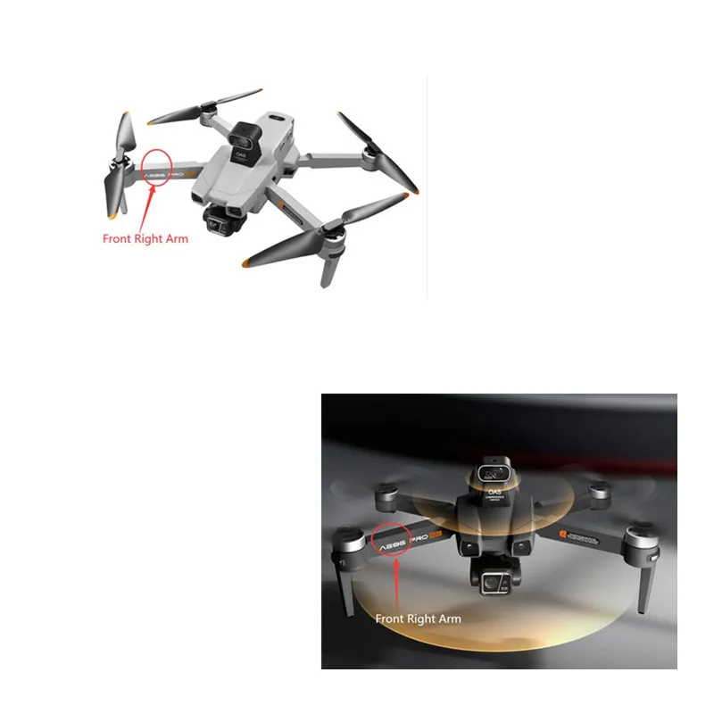 Evitar obstáculos sem escova RC Drone, AE86 PRO MAX GPS, Acessório de peças sobressalentes Quadcopter, 11.4V, Bateria 8000mAh, Braço USB Hélice