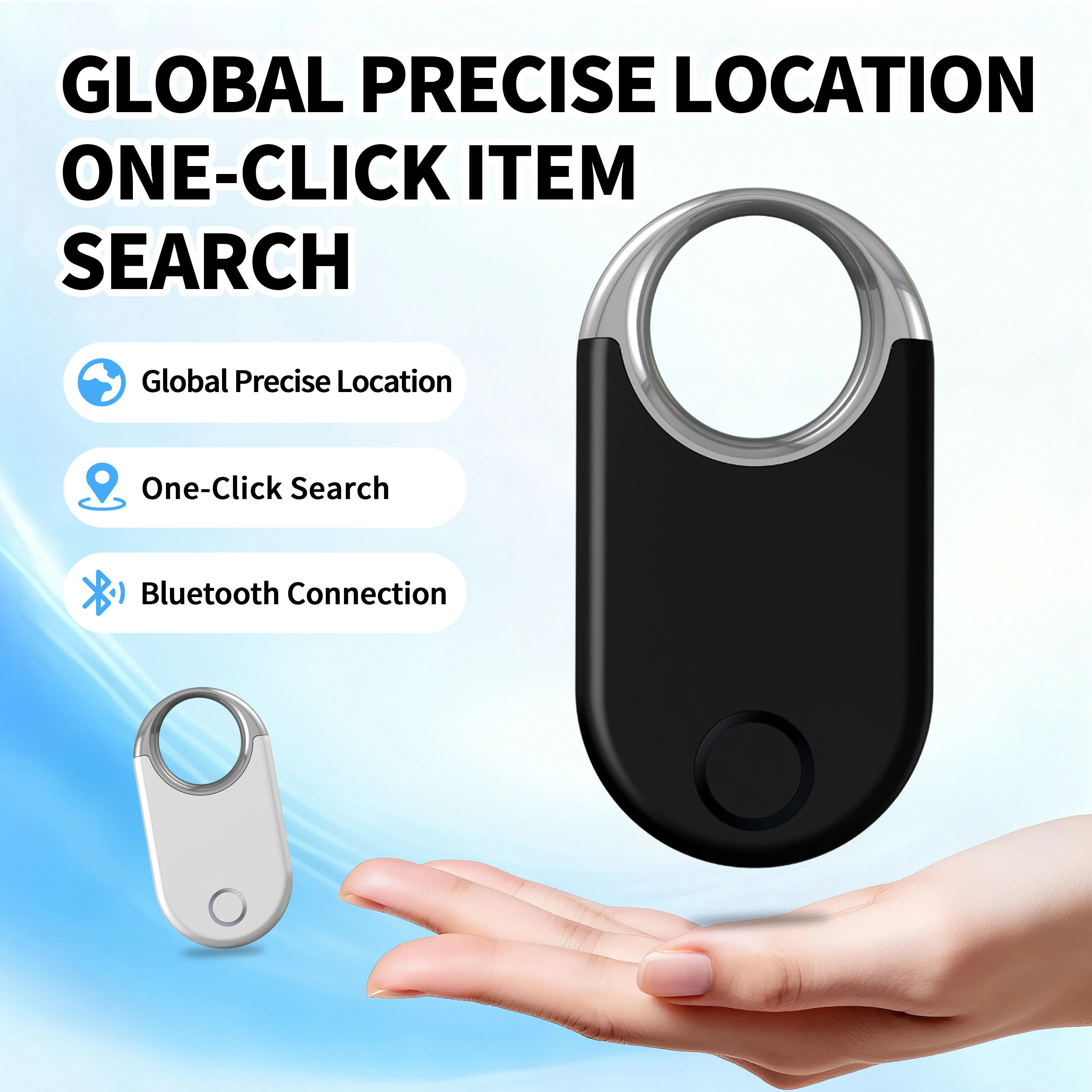 Mfi Certified Find My Air Tag Tracker Smart Mini GPS Locator Antil-lost Key Finder Tracking Device for Apple for Airtag