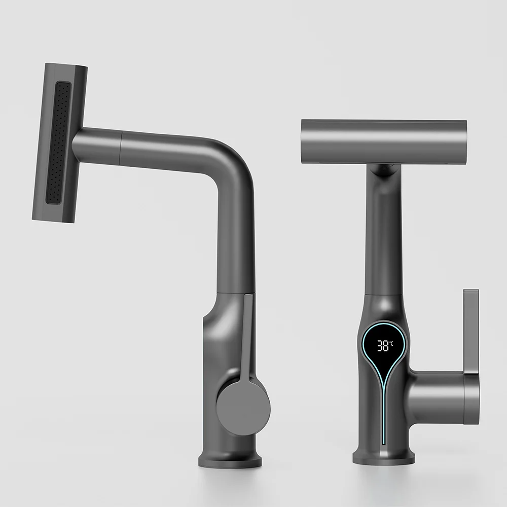 Digital Faucet with Temperature Display and Flow Mode 5