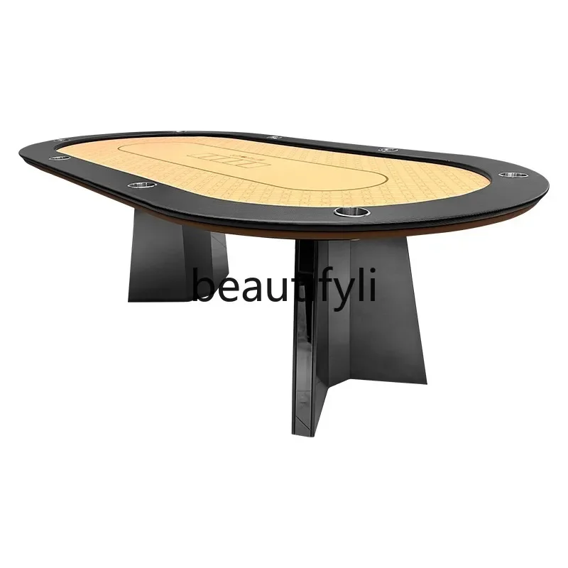

High-end Texas Hold'em Poker Table Club Exclusive Fashion Poker Table Luxury Texas Hold'em Poker Card Table