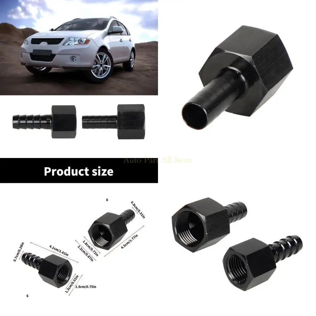 

J0MA Автомобильное топливо регулятор давления Установка от 3/8 до AN6/AN8 Адаптер Топливо регулятор давления для улучшения сил