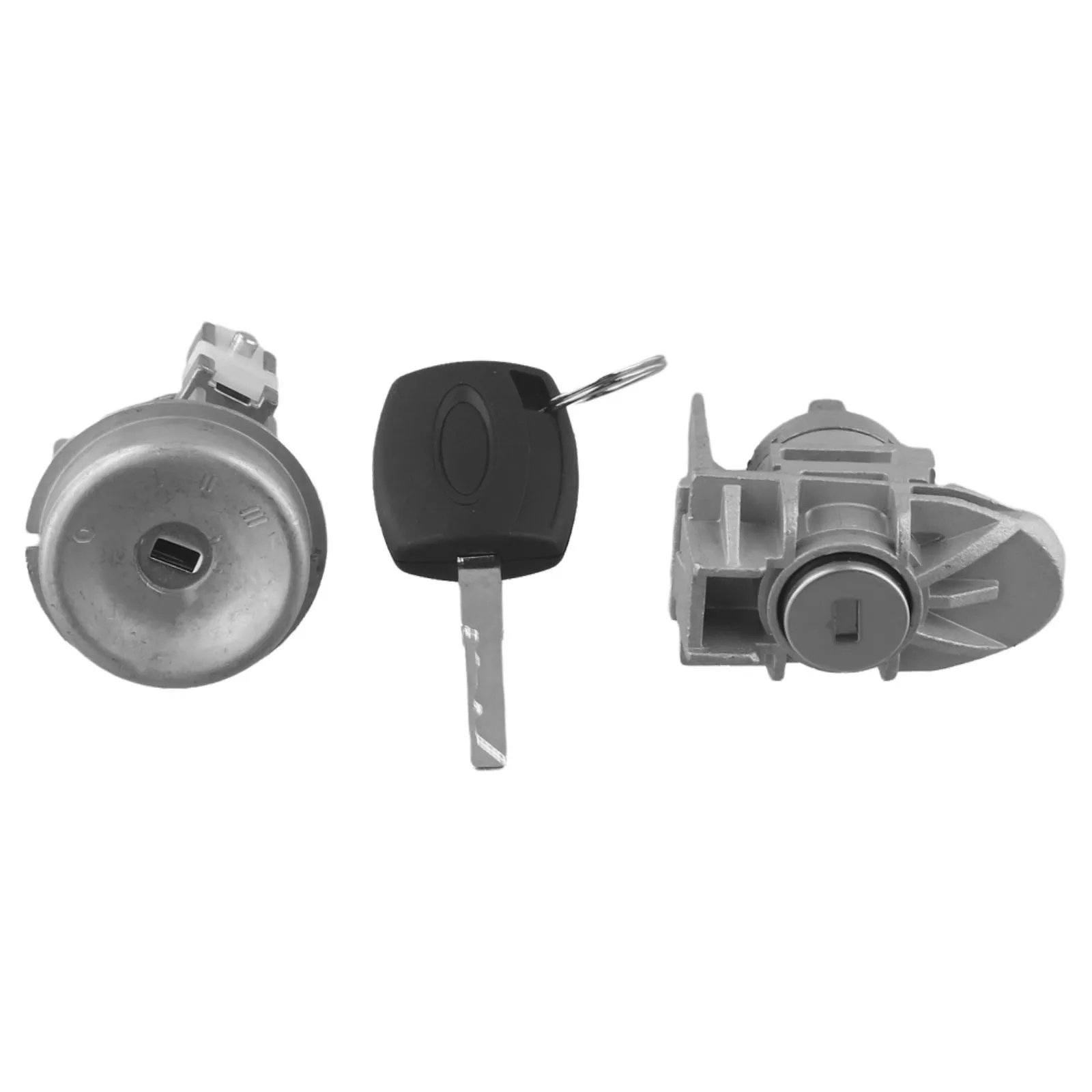 Optimal Ignition and Door Lock Cylinder Switch for Ford For Fiesta 2011 19 Silver Color Metal Construction Optimal