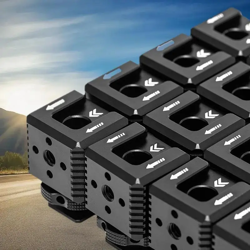 Camera Accessories Three-head Hot And Cold Shoe Base Aluminum Alloy Extension For Camera Cage Rig Variety Of Expansion Interface