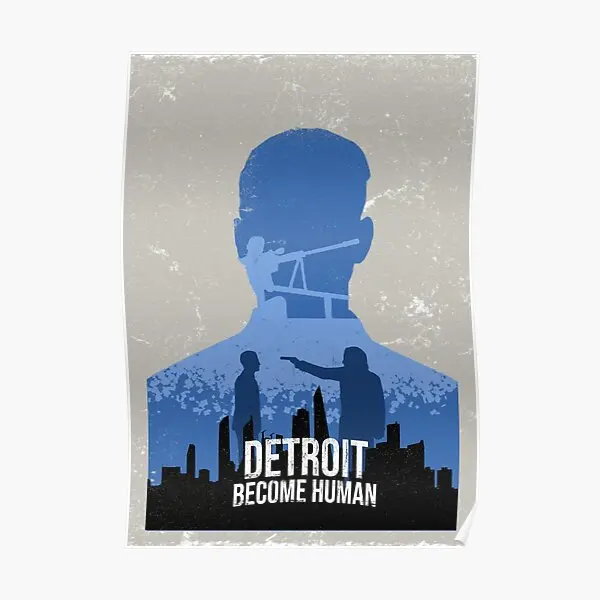 Detroit Become Human Vintage Connor  Poster Painting Modern Room Wall Decor Vintage Art Print Home Funny Decoration No Frame