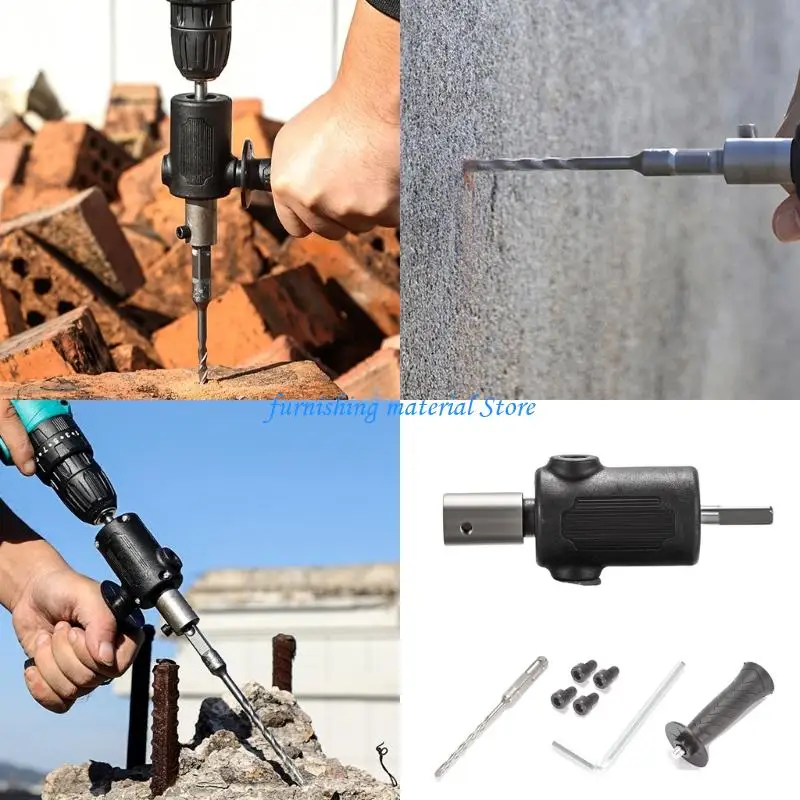 

Y5GD Quick Changes Hammer Drill Adapter Stable Adapter For Home Improvement Projects
