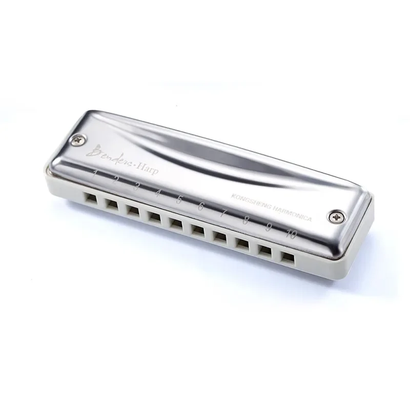 Kongsheng-blues harmonica with 10 hole, C-key, blues, for beginner, adult, student professional level