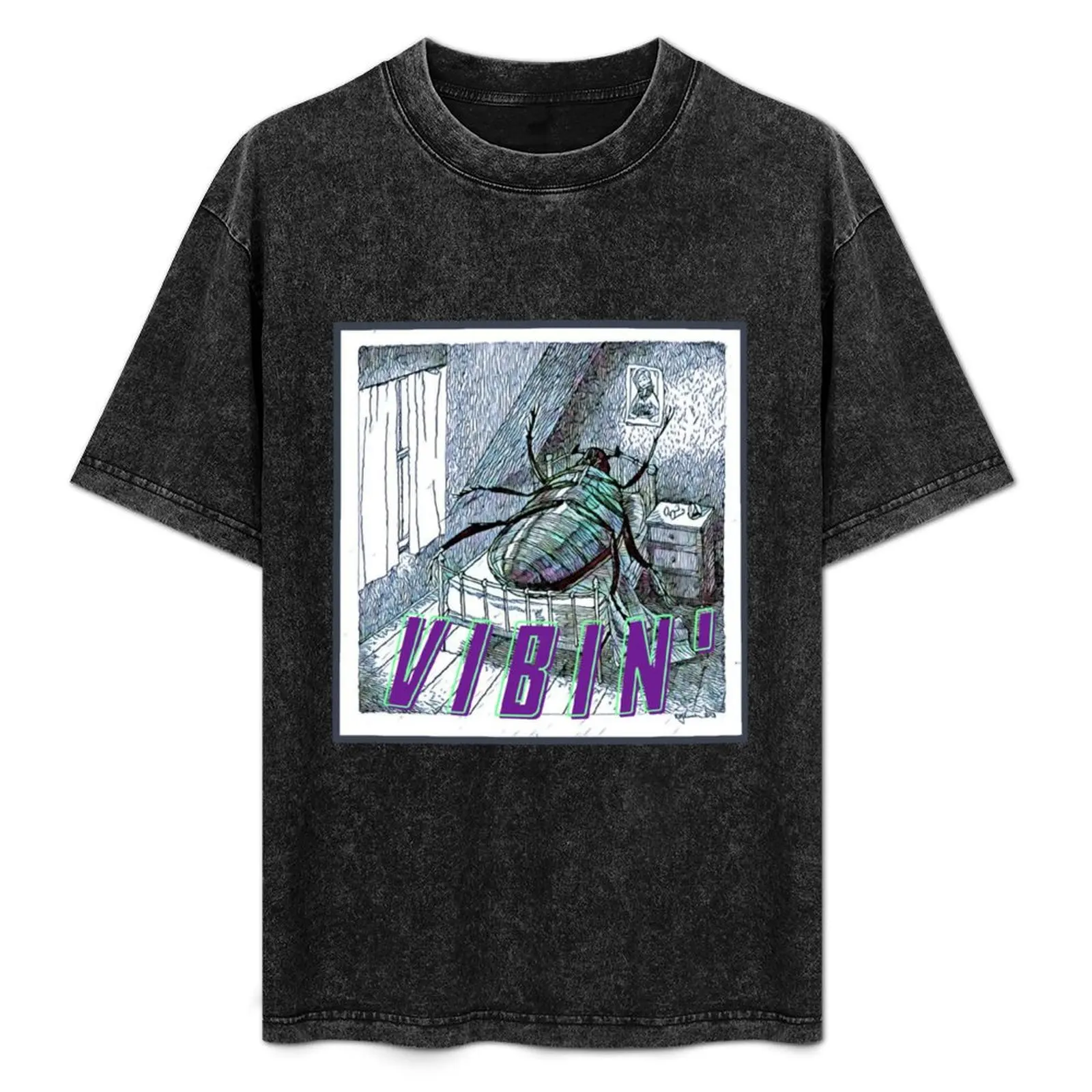 

Gregor Samsa vibin T-Shirt Retro Graphic Print T-Shirt