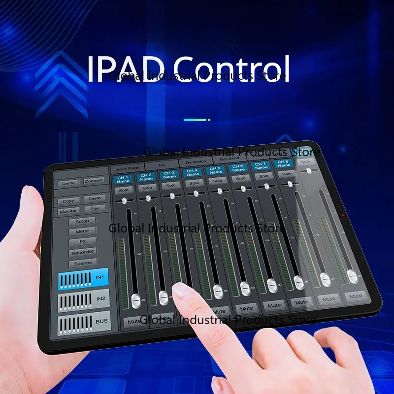 Professional Digital Mixing Station Live Stage Effects Mixer with Reverb Balance A20 DM20 for Sound Engineer