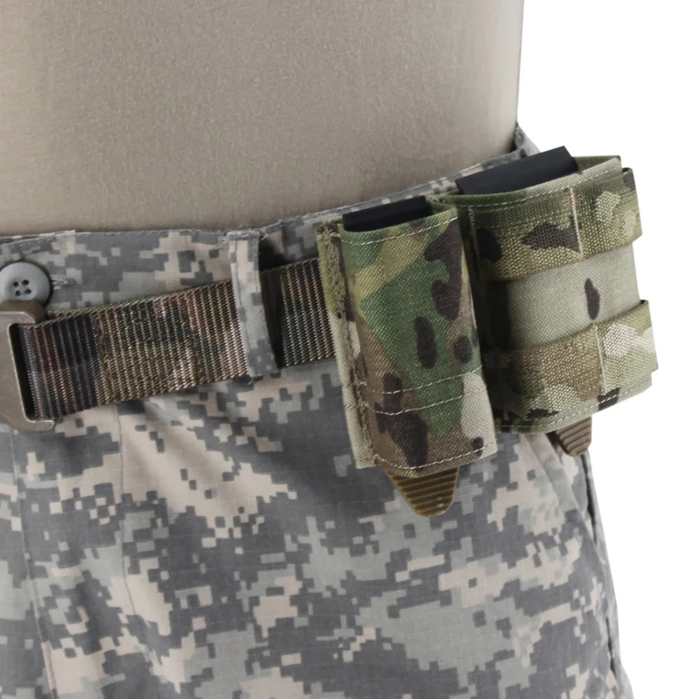 VULPO KYWI Style 9mm 5.56 Molle Magazine Pouch Kydex Wedge Insert Design 9mm M4 Mag Pouch For Hunting Paintball Airsoft