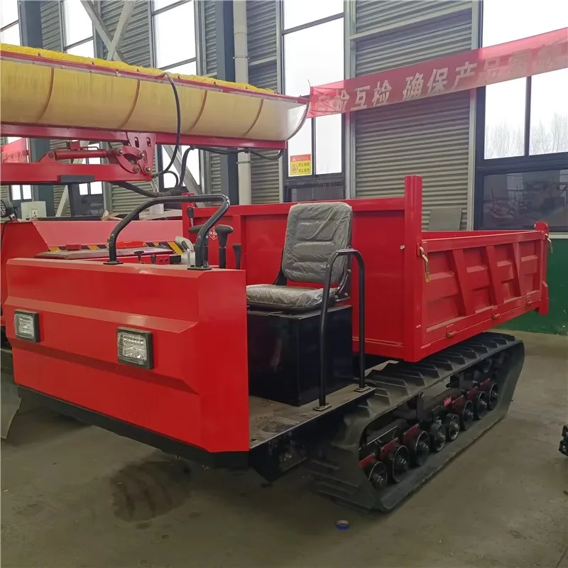 Electric Start Rubber Track Tracked Carrier For All Terrain Rough Road For Easy Small Space Access Direct From Manufacturer