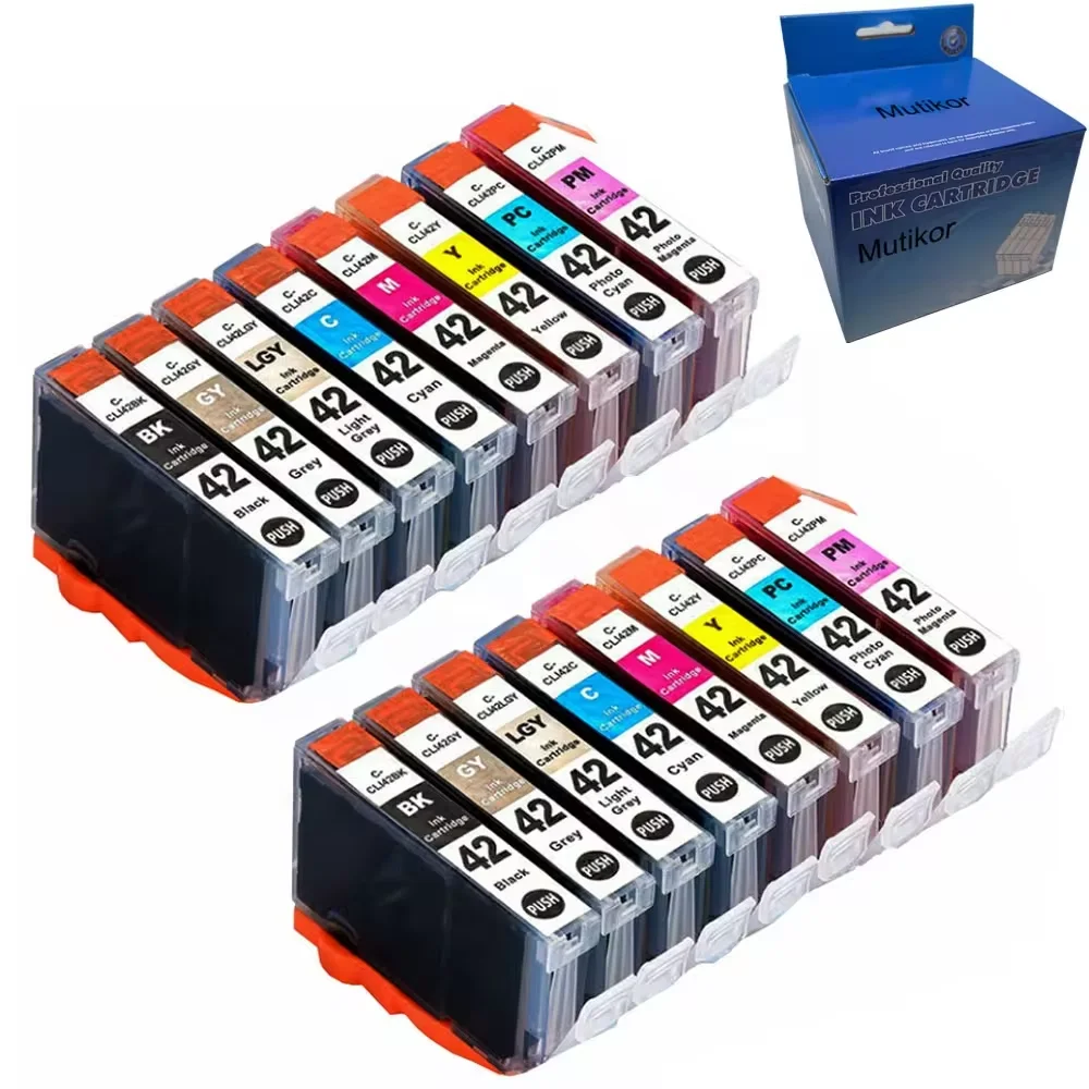 Mutikor CLI 42 CLI-42 CLI42 Color Compatible Ink Cartridge for Canon PIXMA Pro-100 Pro 100 100S Printer