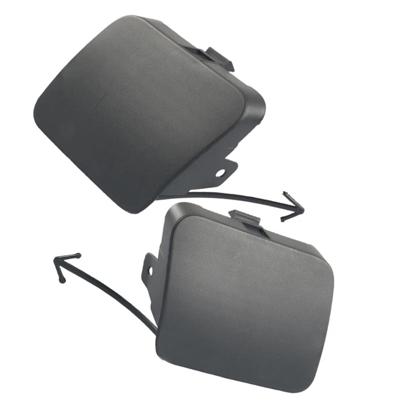 H3CE Front Bumper Tow Hook Covers Accuracy Fit ABS Tow Hook Caps Pair for Vehicle