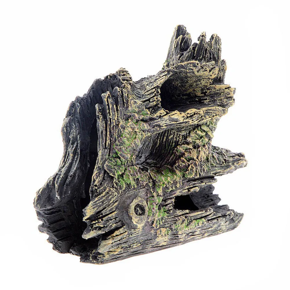 

Crystal Shrimp Hiding Cave Resin Aquarium Mountain Fish Tank Hill Decor For Nitrobacteria Growth Non Toxic Rockery