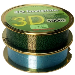 Línea de pesca de camuflaje superfuerte, 100M, recubrimiento de fluorocarbono, equipo de agua dulce y salada superfuerte para pesca de carpa