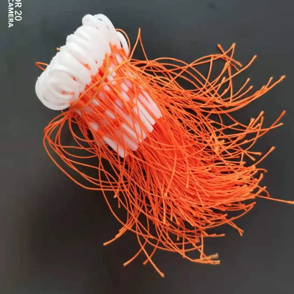 

50pcs Cotton Thread Bobber Looper Stop Knots Cord String Plastic Cotton Thread Knot Orange/Red/Yellow Fishing Tools Rock Fishing
