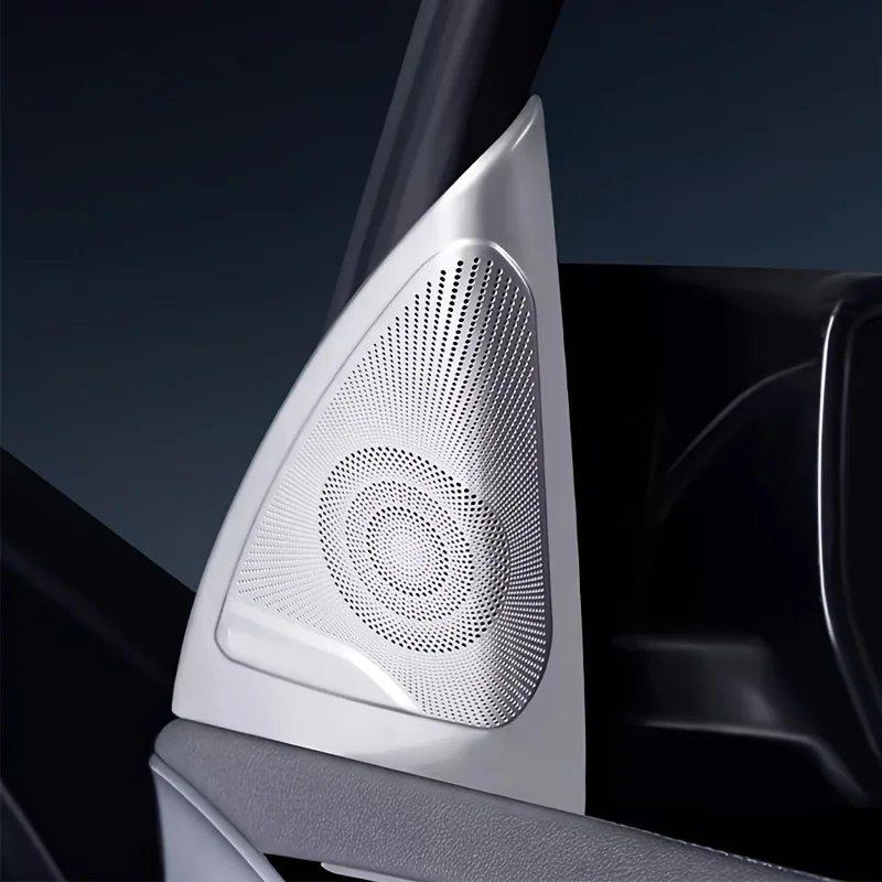 

2Pcs Car Styling Door Stereo Speaker Tweeter Covers Stickers Trim For BMW X3 G01 2018 2019 2020 2021 2022 2023 Auto Accessories