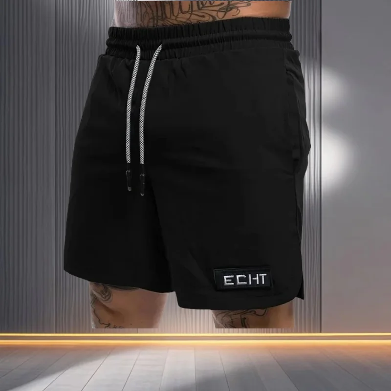 

2025 Summer Men's Training Short Pants Fitness Quick Dry Cool Shorts New Fitness Shorts Gym Sports Shorts Men Woven Sweatpants