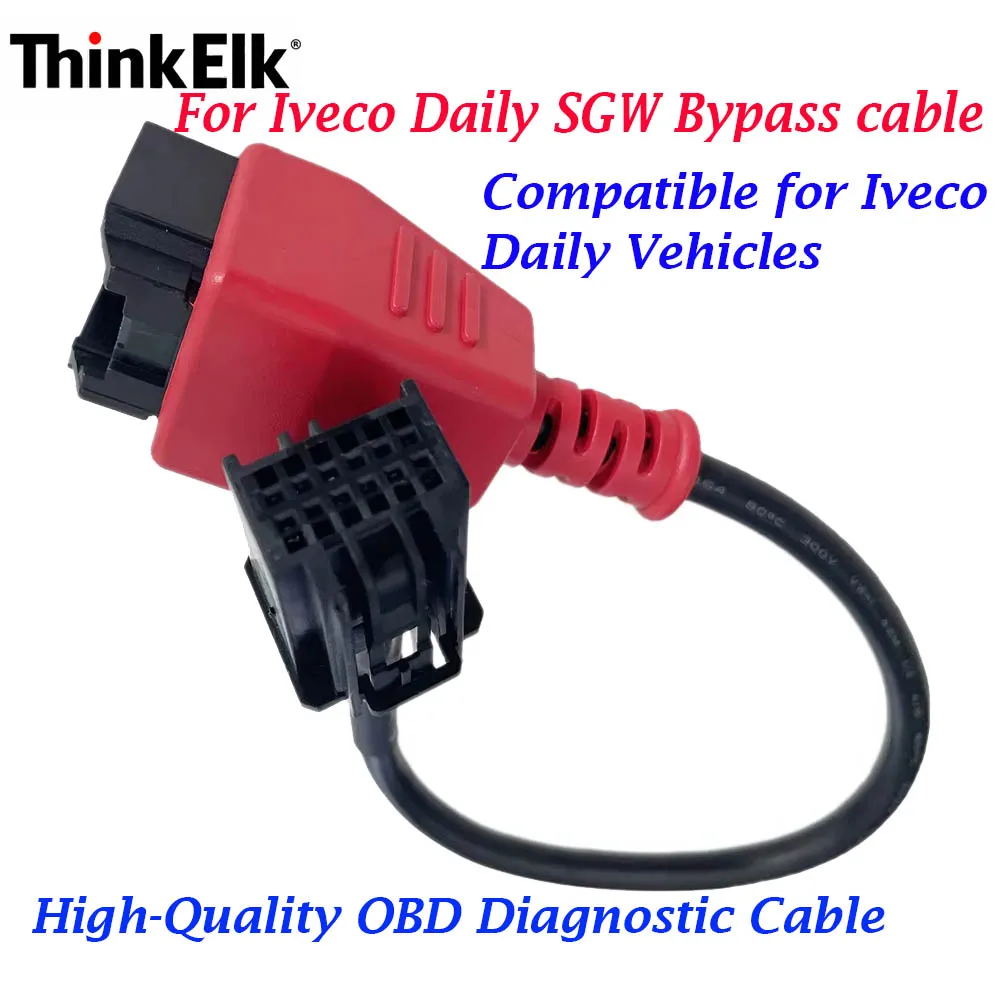 SGW Bypass Cable for Iveco Daily, Professional Diagnostic Adapter Cable, Secure Gateway Bypass Tool, Compatible FOR Iveco Daily