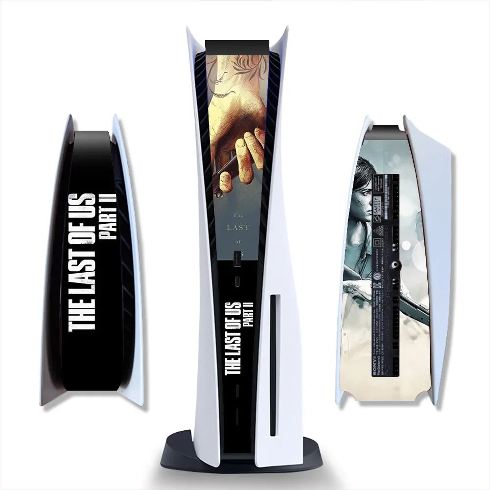 The last of us PS5 Game Console Middle Replacement Decoration Strip Center Skin Sticker Cover For PS5
