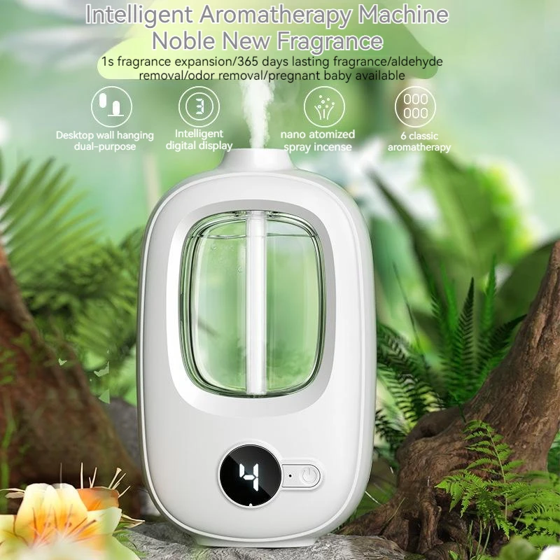 Automatic Machine Automatically Sprays Fragrance Essential Oil Perfume Diffuser Air Freshener Deodorizer for Home Bedroom Toilet