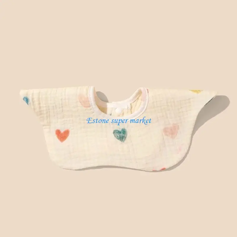 090B Babador infantil babador para bebê babador algodão respirável babador dentição estampado saliva Toalha