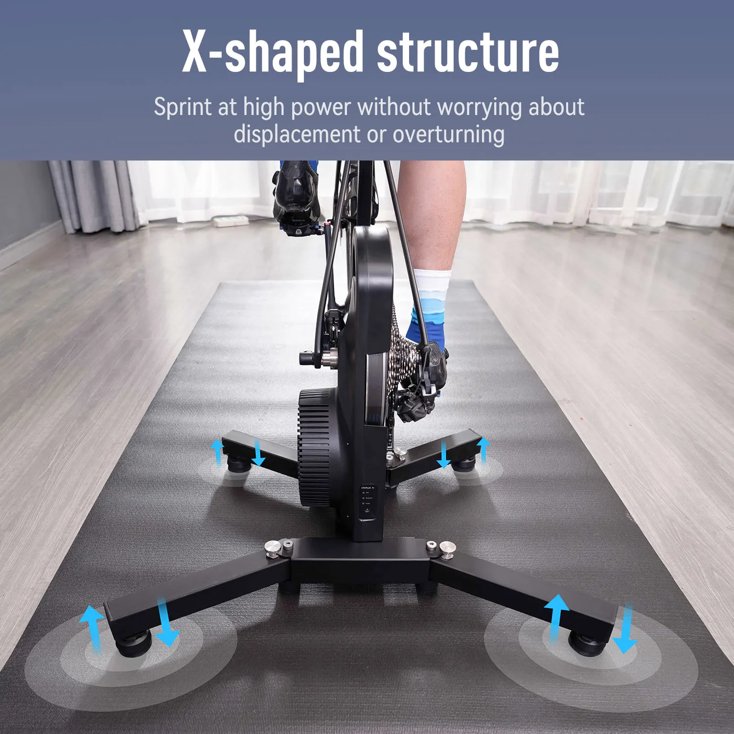 CYCPLUS T1 محرك الطاقة المباشر مدرب الدراجة الذكية داخلي ركوب الدراجات الجبلية الطريق الدراجة ANT + BLE مدرب المنزل