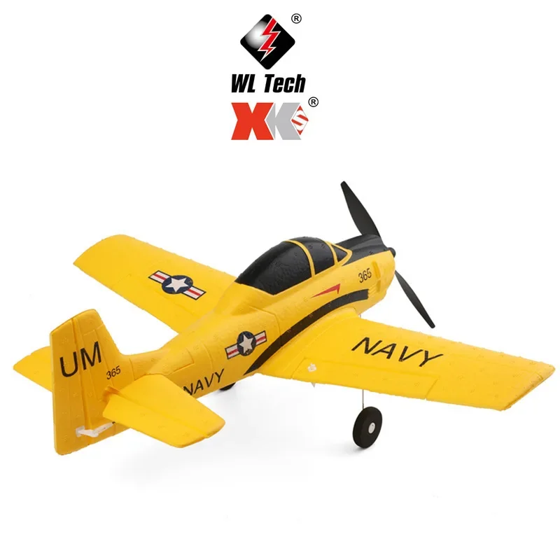 Avião rc a210 com controle remoto, planador de espuma de asa fixa t28 lutador 4 canais dublê adulto brinquedos modelo voador elétrico