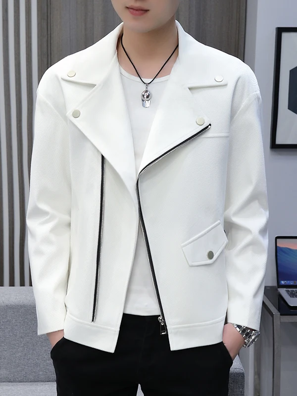 

Spring Autumn ort Men's Casual Thiened Sli Briti Sle Jaet Coat Korean Version Slim Fit Busin Gentleman Suit