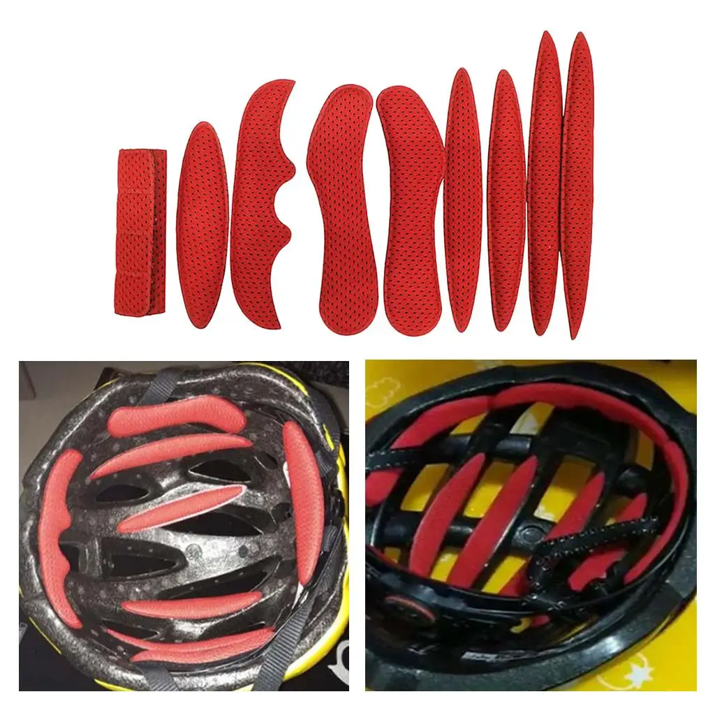 Breathable Helmet Sponge Lining Pad Kit Shockproof Waterproof Replacement Foam for Helmet Cover Bicycle Vintage Custom Helmet