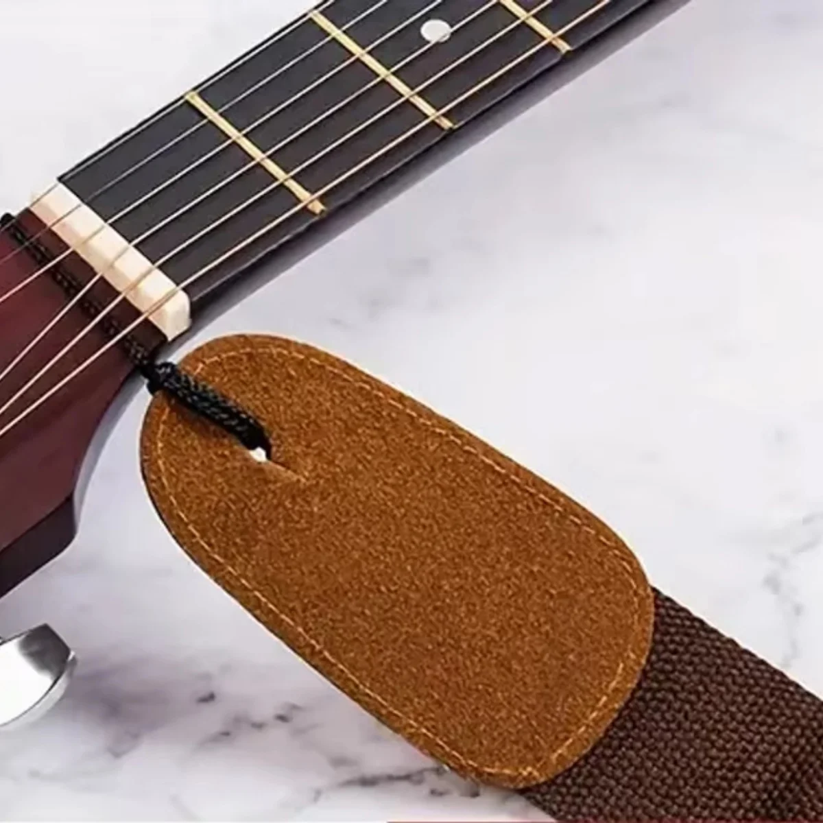 Miwayer Guitar Strap /from Cotton Woven Premium Leather - Universal for Folk,Electric and Classical Guitars
