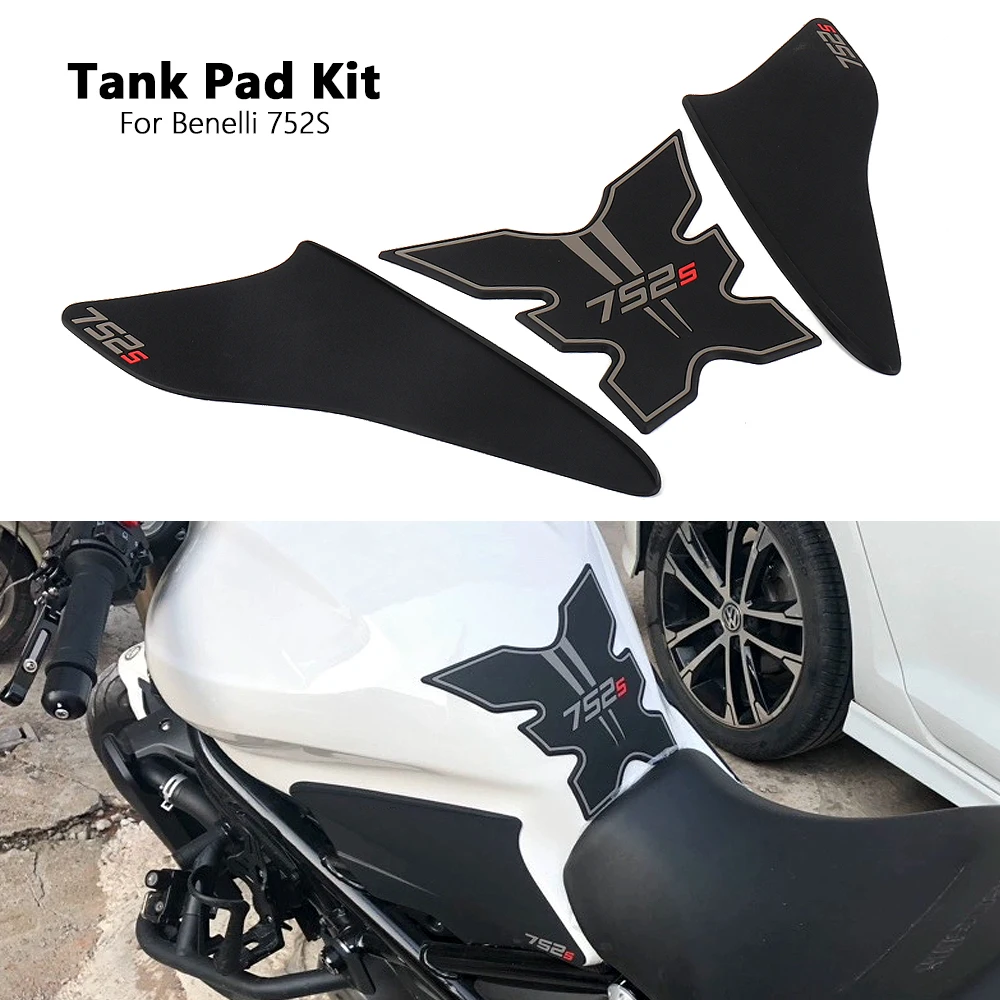 

Motorcycle Accessories Tankpad Anti-slip Tank Pad Sticker Protection Side Traction Pad For Benelli 752S 752s 752 S