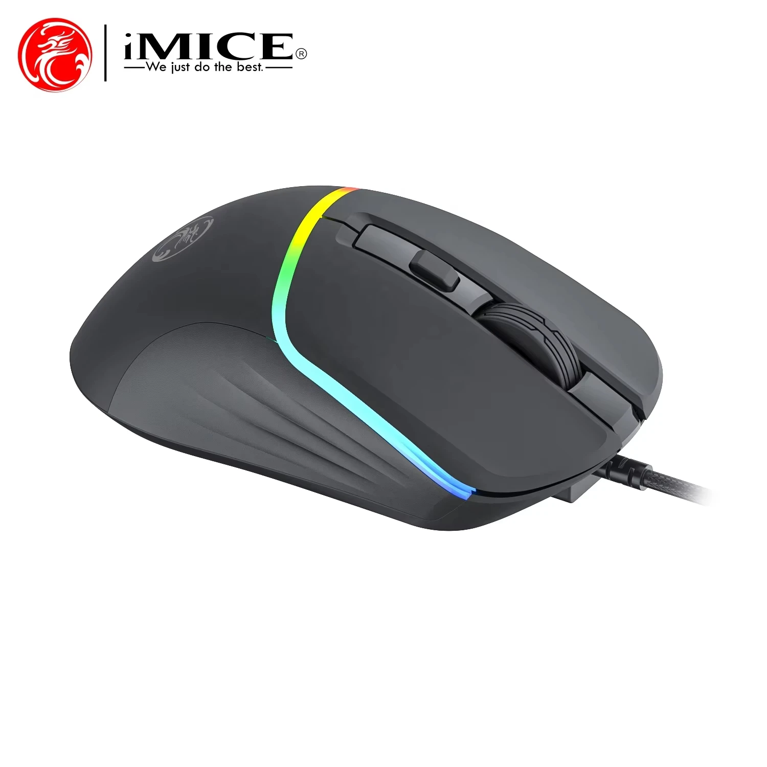 IMICE T20 Neue 6D Taste Wired Maus 2,4 Ghz mit USB Kabel Ergonomische Ultradünne Mäuse Für PC Laptop Business Computer büro Maus