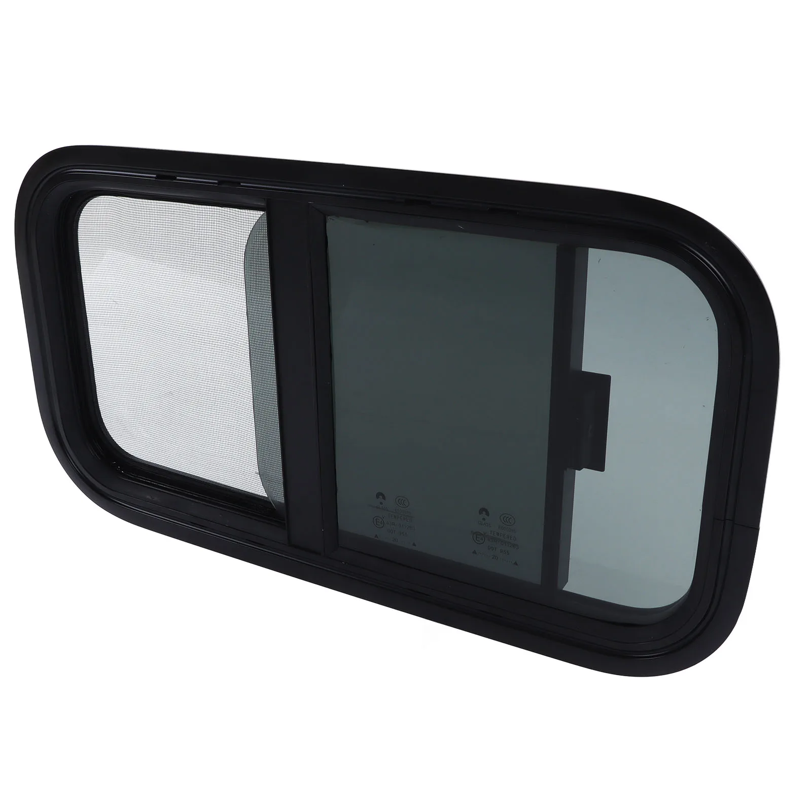 

RV Window Trailer Window 600x300mm RV Window with Screen Vertical Horizontal Sliding for Campers Trailers Construction Vehicles
