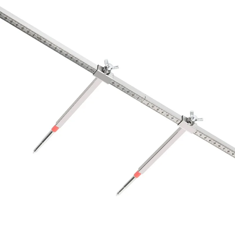 Stainless Steel 2D Measuring Gauge Auto Body Frame Repair Alignment